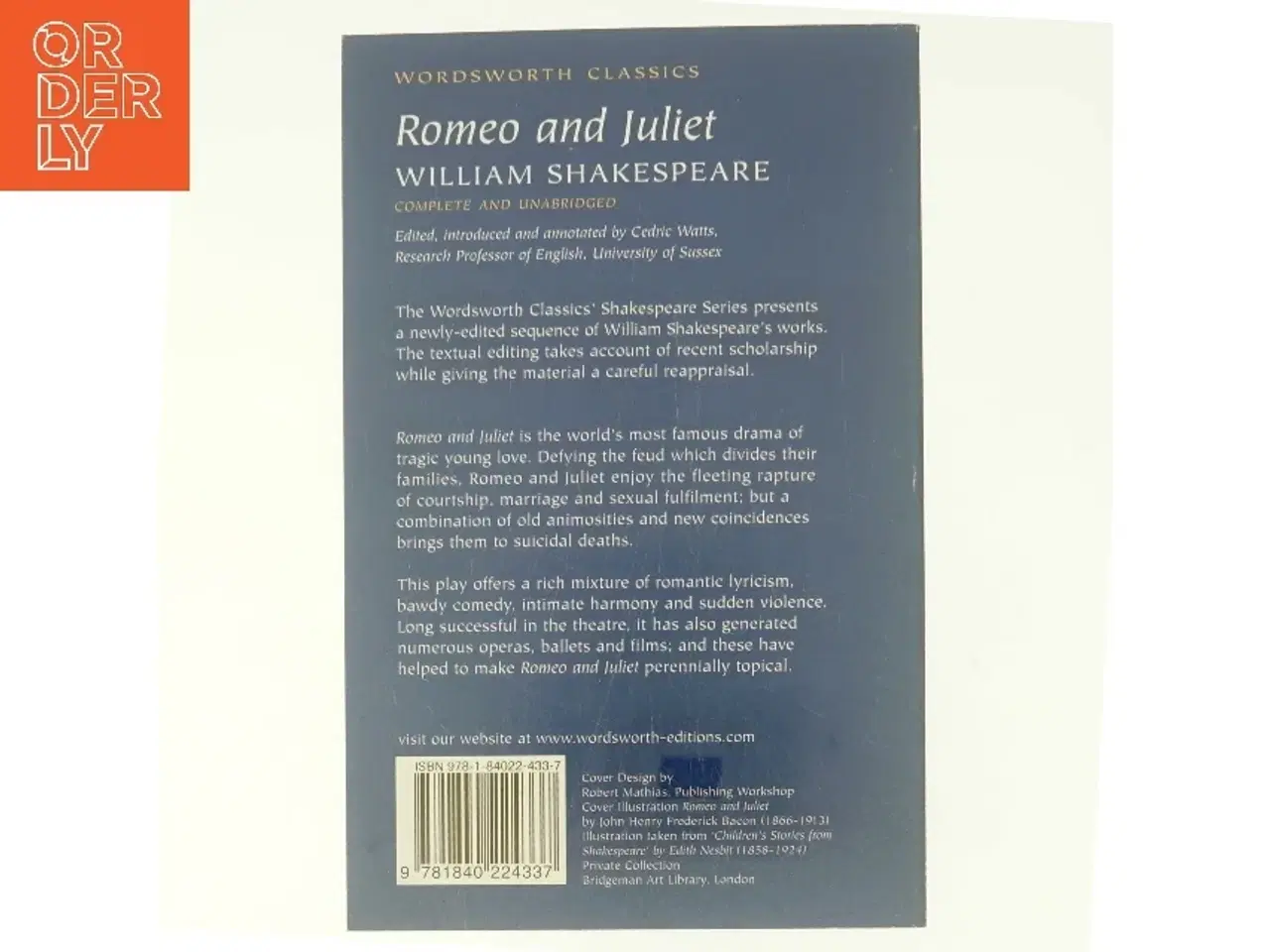 Billede 3 - Romeo and Juliet af William Shakespeare (Bog)