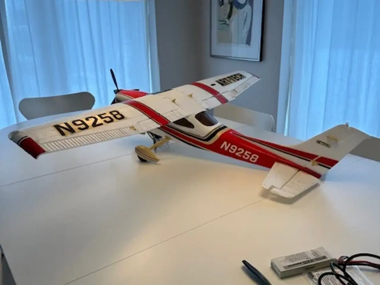 Billede 2 - Fjernstyret Cessna fly (Aldrig brugt)