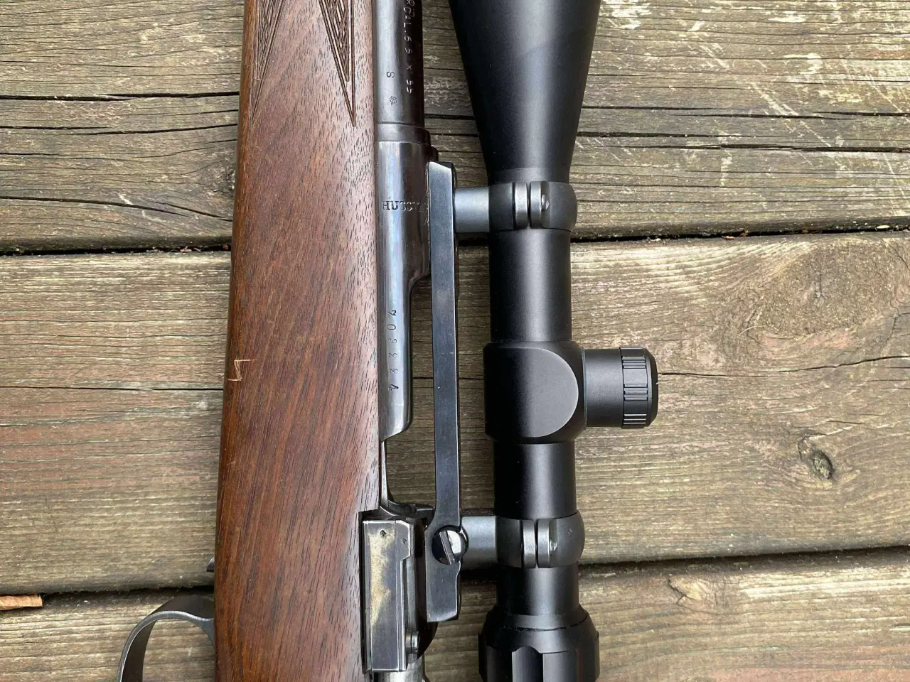 Billede 2 - Husqvarna jagtriffel 6,5x55 med kvalitets Bushnell