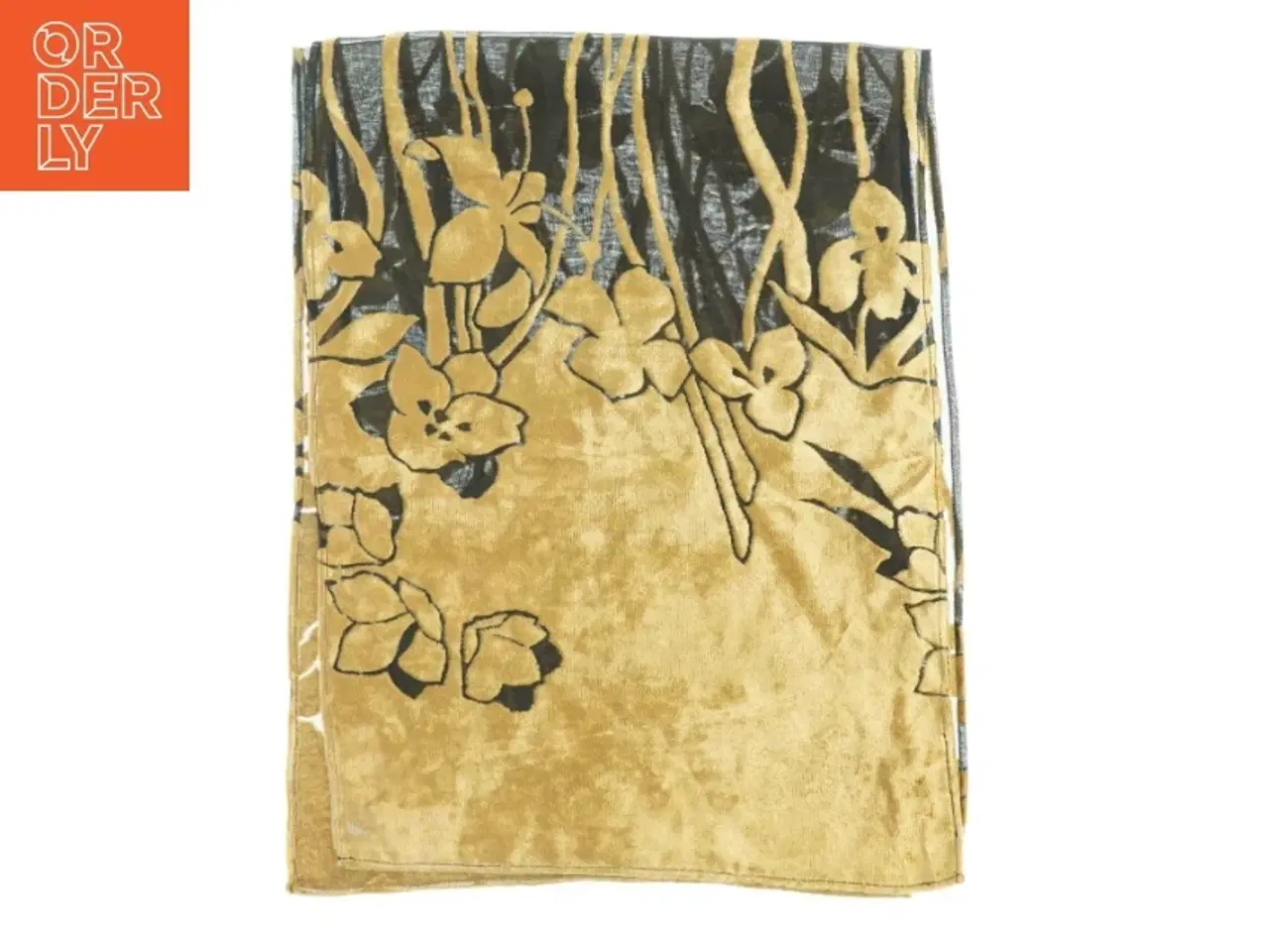 Billede 2 - Tørklæde med blomstermønster fra Vera Mont (str. 200 x. 36 cm)