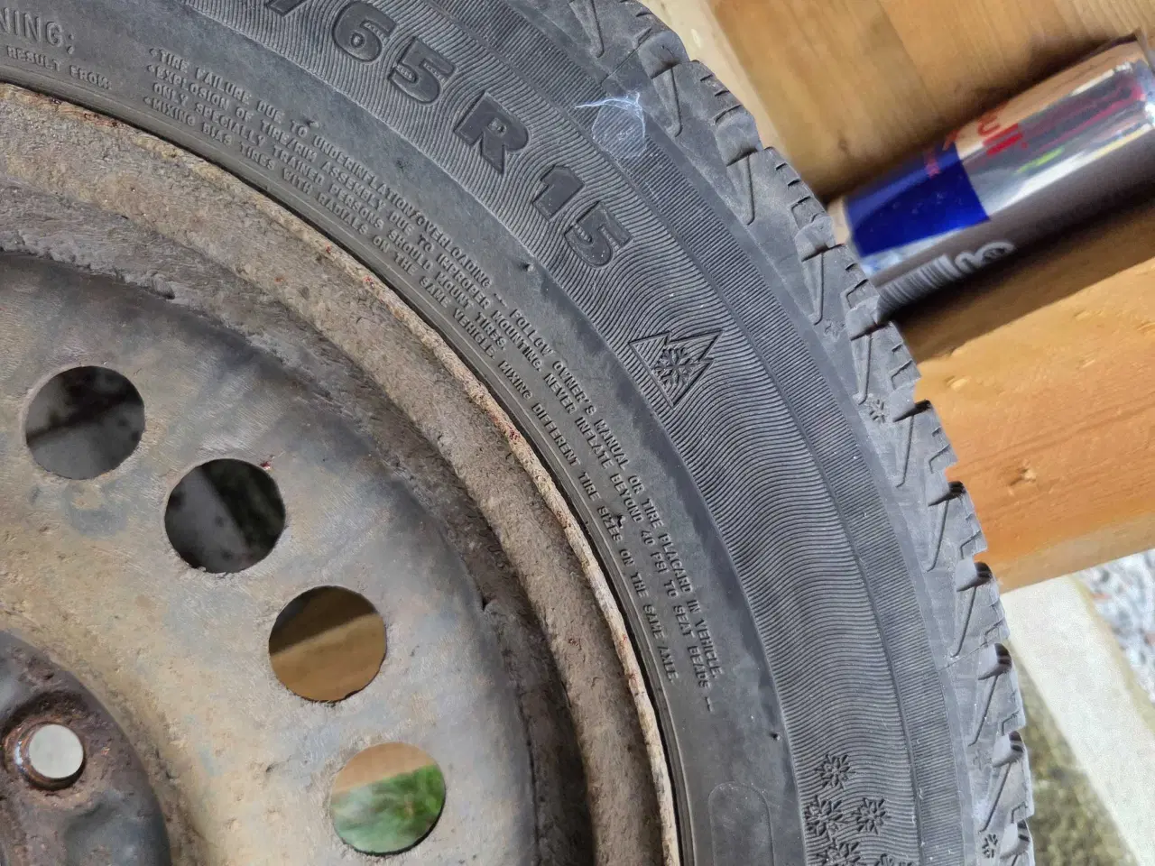 Billede 2 - MICHELIN VINTERDÆK PÅ STÅLFÆLGE 