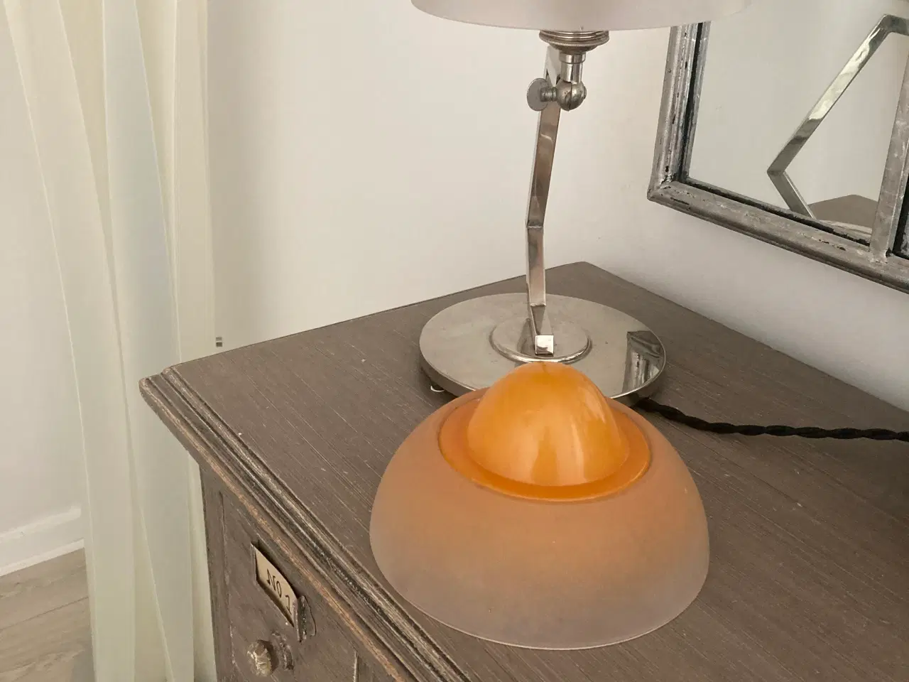 Billede 3 - Gammel spejlæg lampe sælges 