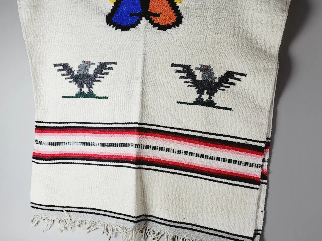 Billede 7 - ⭐️· Vintage mexicansk tæppeponcho med unikt design