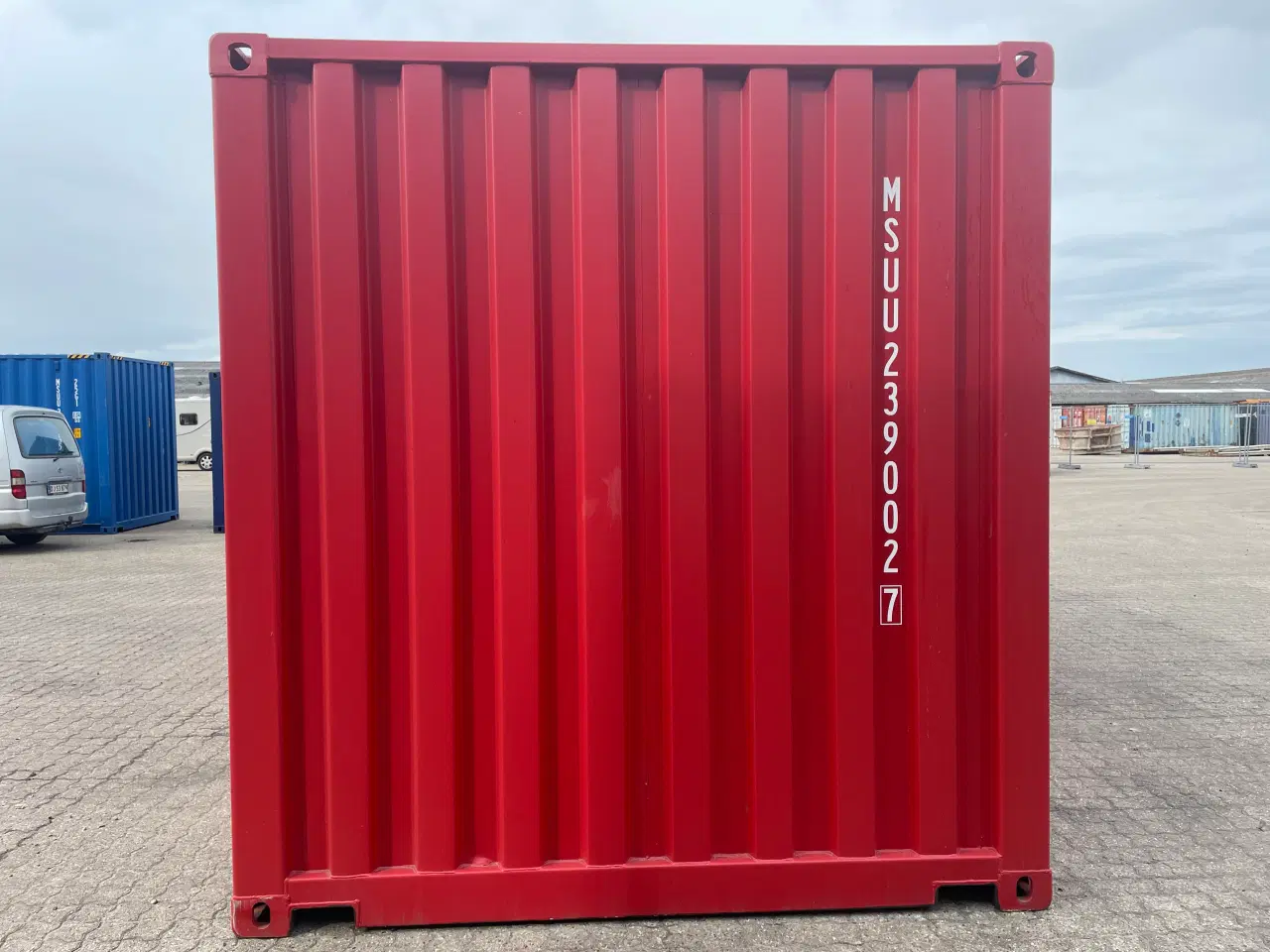 Billede 4 - 20 fods container Ny, i Rød