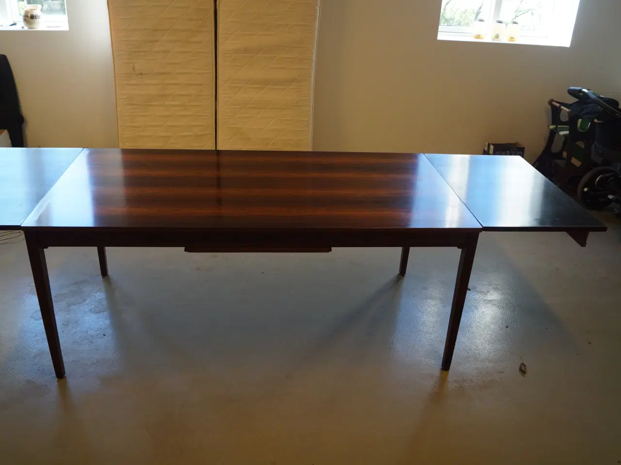 Billede 4 - Palisanderbord med udtræksplader.