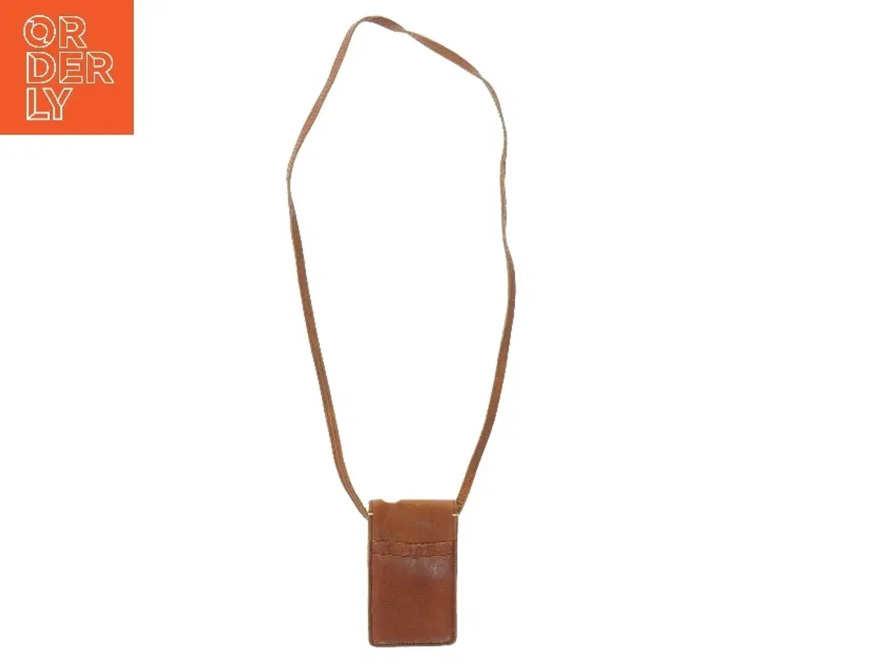 Billede 3 - Lille lædertaske med rem (str. 13x8 cm)