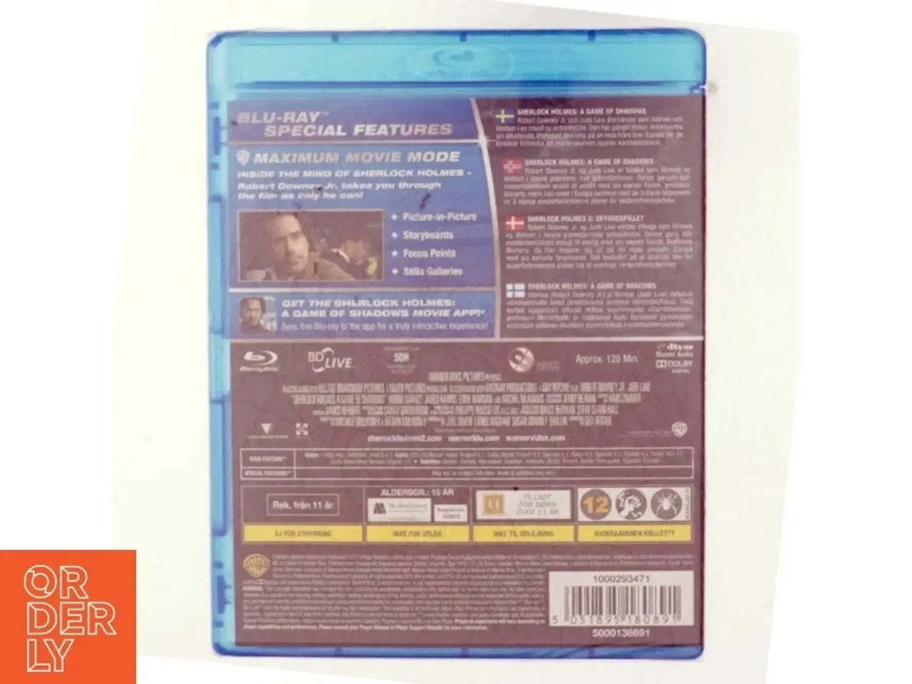 Billede 3 - Sherlock Holmes - a game of Shadows (Blu-Ray)