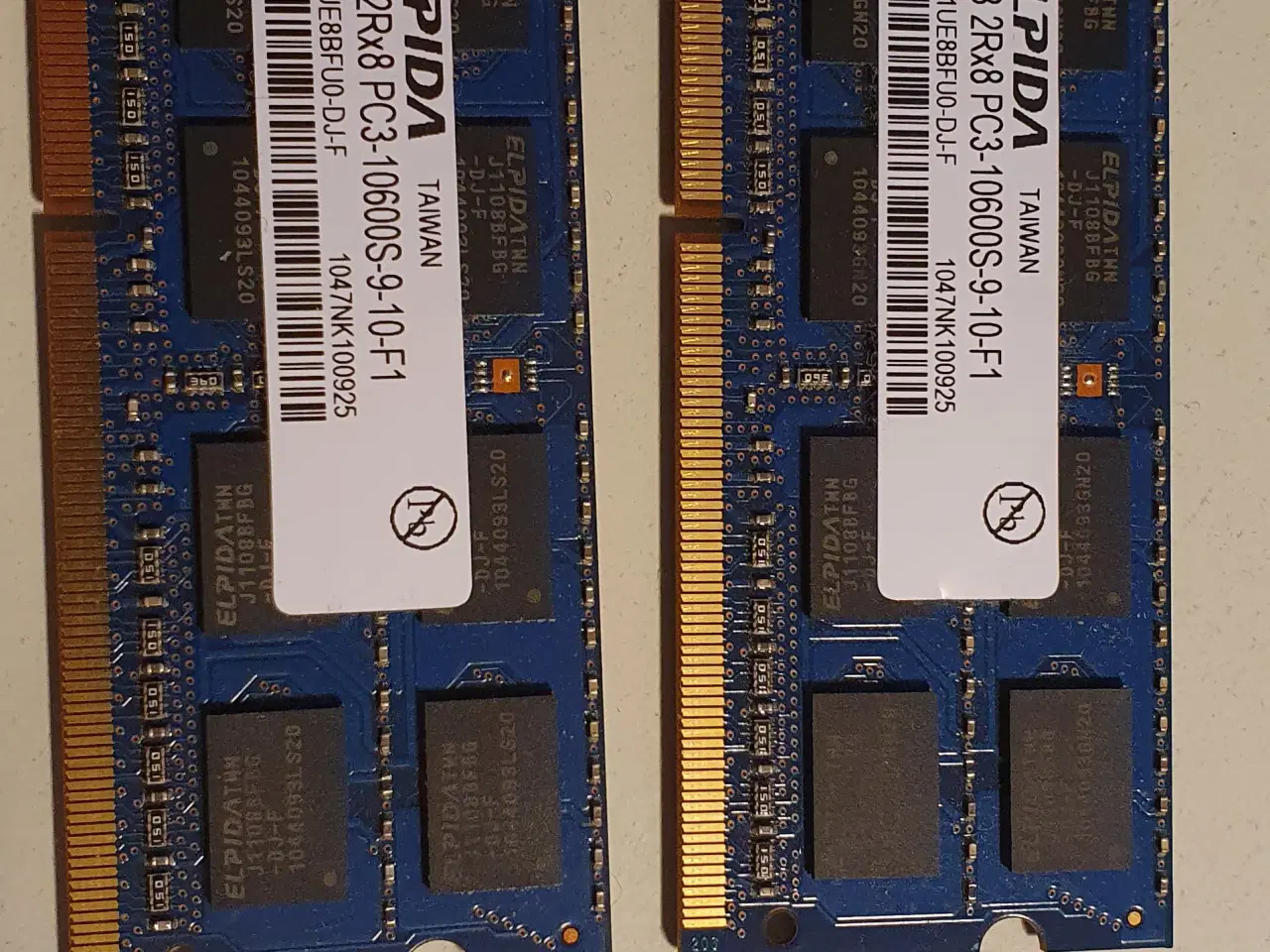 Billede 1 - 2x2GB SODIMM DDR3 RAM