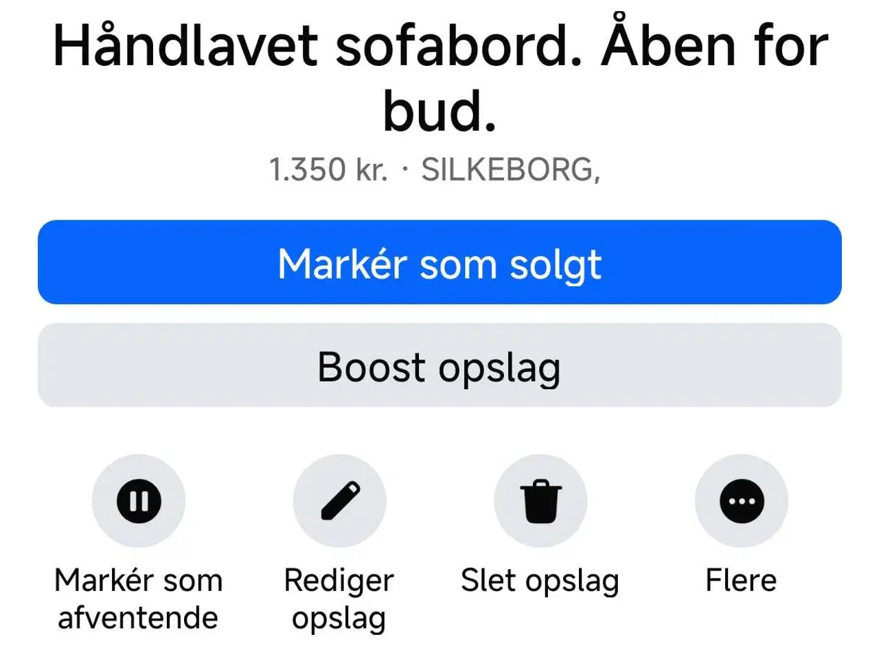 Billede 4 - Sofabord i massiv bøg