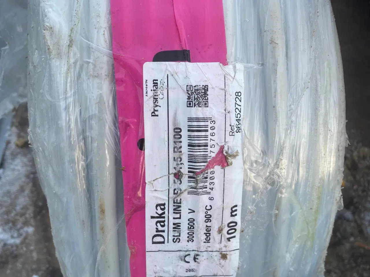 Billede 1 - 5x1,5 Installationskabel Prysmian 94 meter