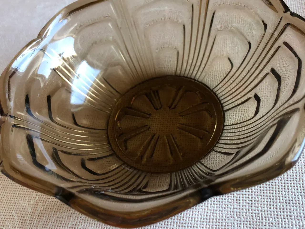 Billede 1 - Vintage lille glasskål 