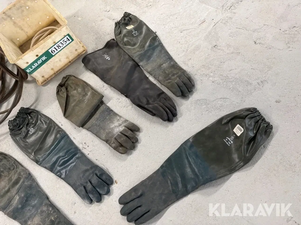 Billede 7 - Handsker kemikalieresistente Svejseslange 10 styk