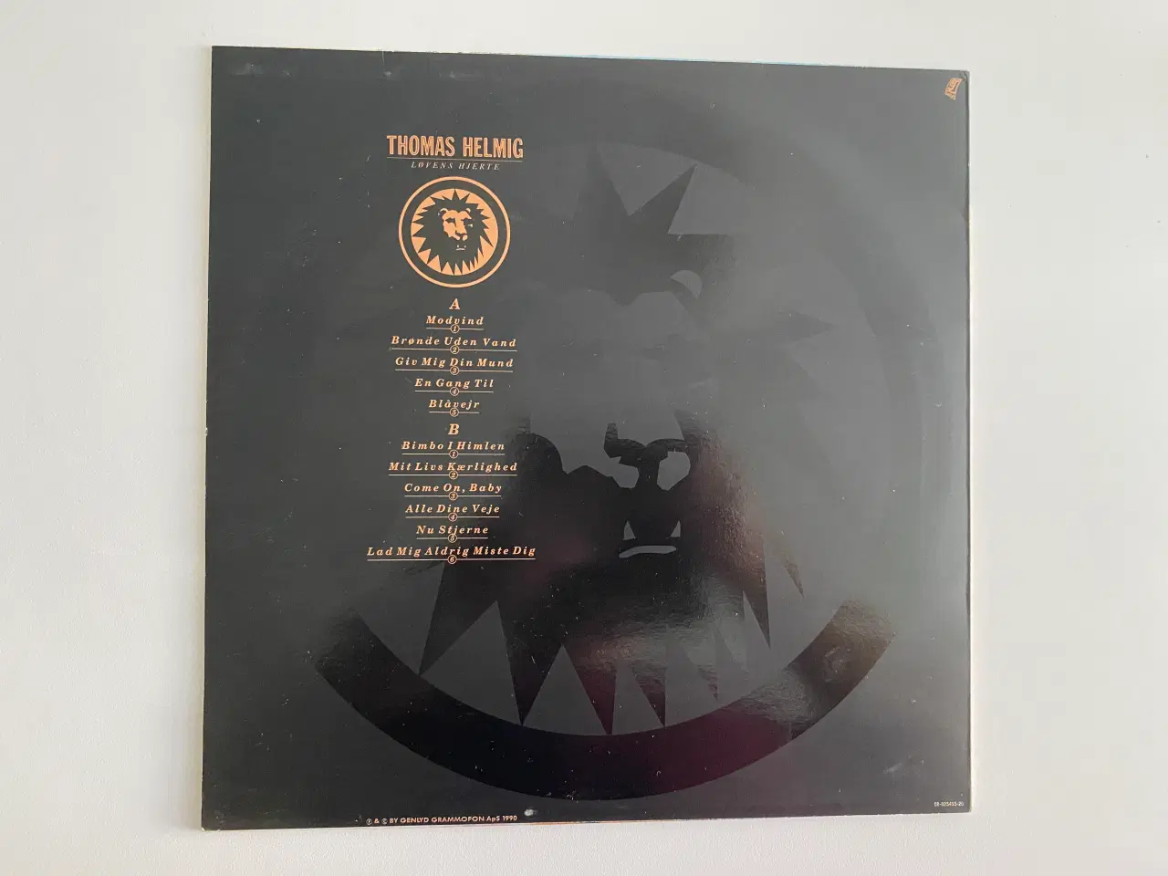 Billede 4 - LP,Thomas Helmig ‎– Løvens Hjerte