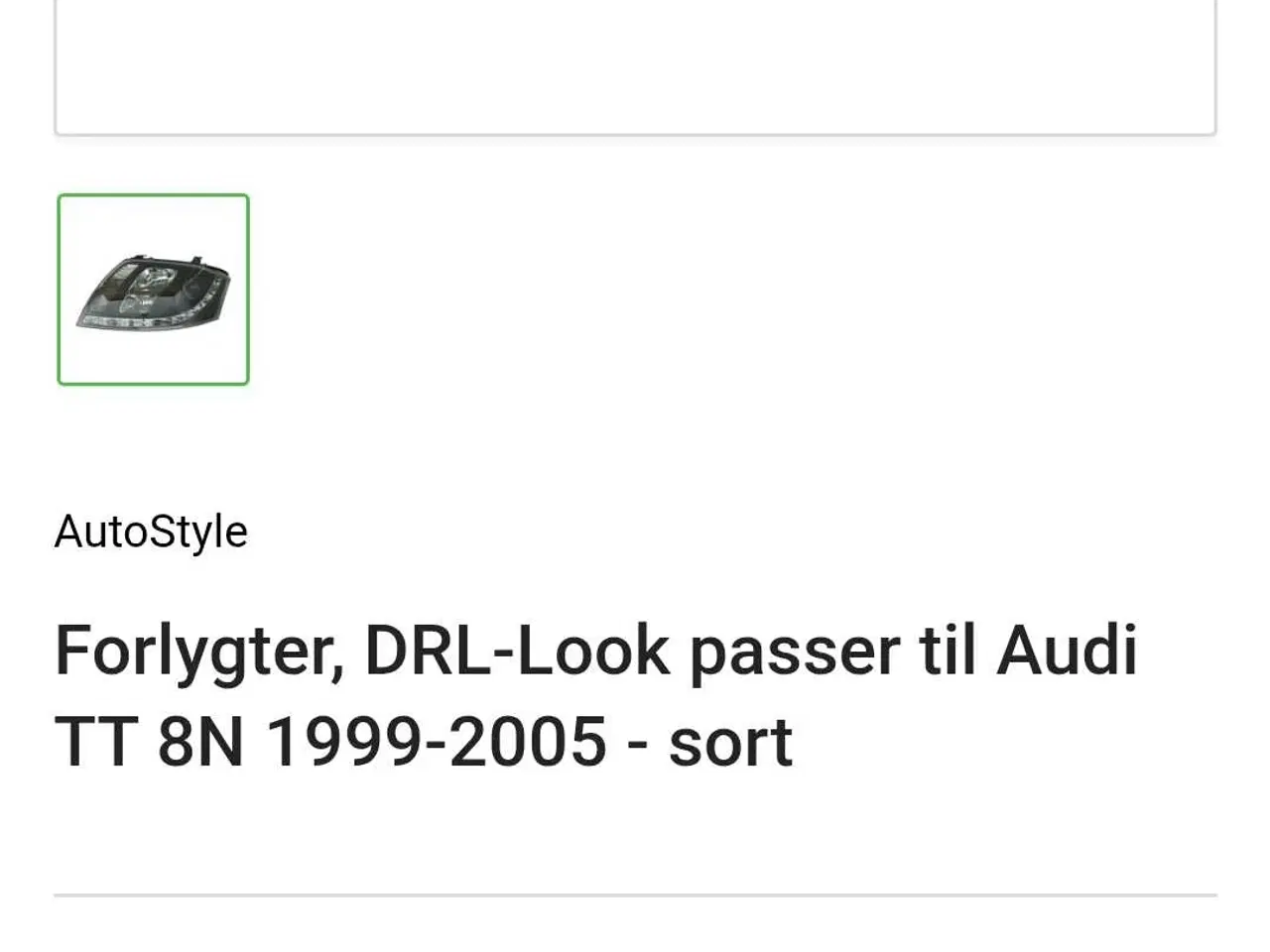 Billede 3 - Forlygter audi tt mk 1