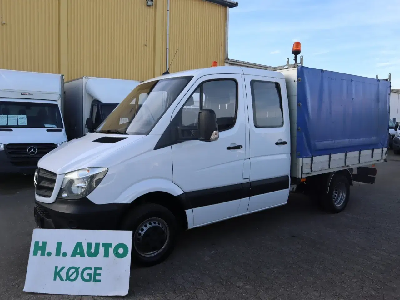 Billede 1 - Mercedes Sprinter 516 2,2 CDi R2 Mandskabsvogn m/lad