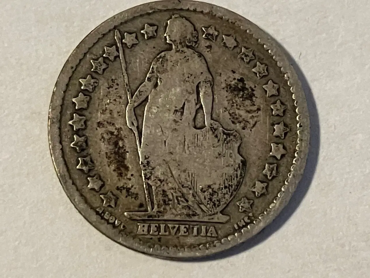 Billede 2 - 1/2 Franc Switzerland 1881