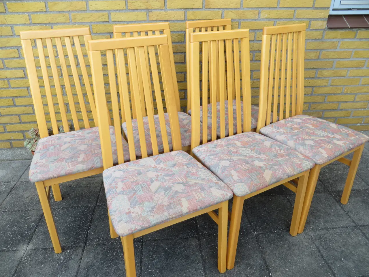 Billede 1 - Spisebordsstole i bøg