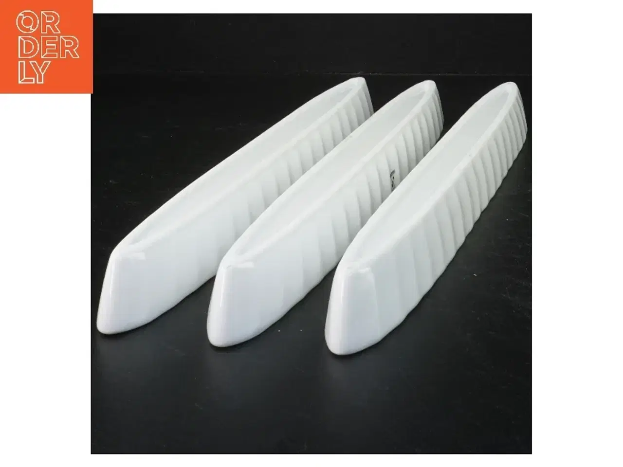 Billede 2 - Porcelæn Baguetteskåle (str. 39,5 cm)