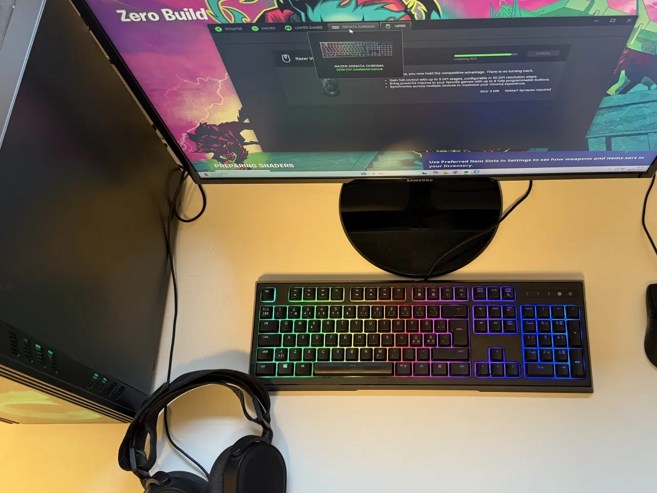 Billede 8 - Gamer PC med alt tilbehør, Geforce, 16GB, 27"