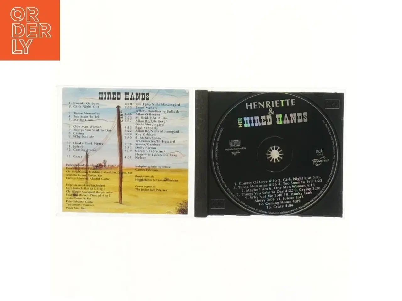 Billede 2 - Henriette & Her Hired Hands CD (str. 12,5x14 cm)