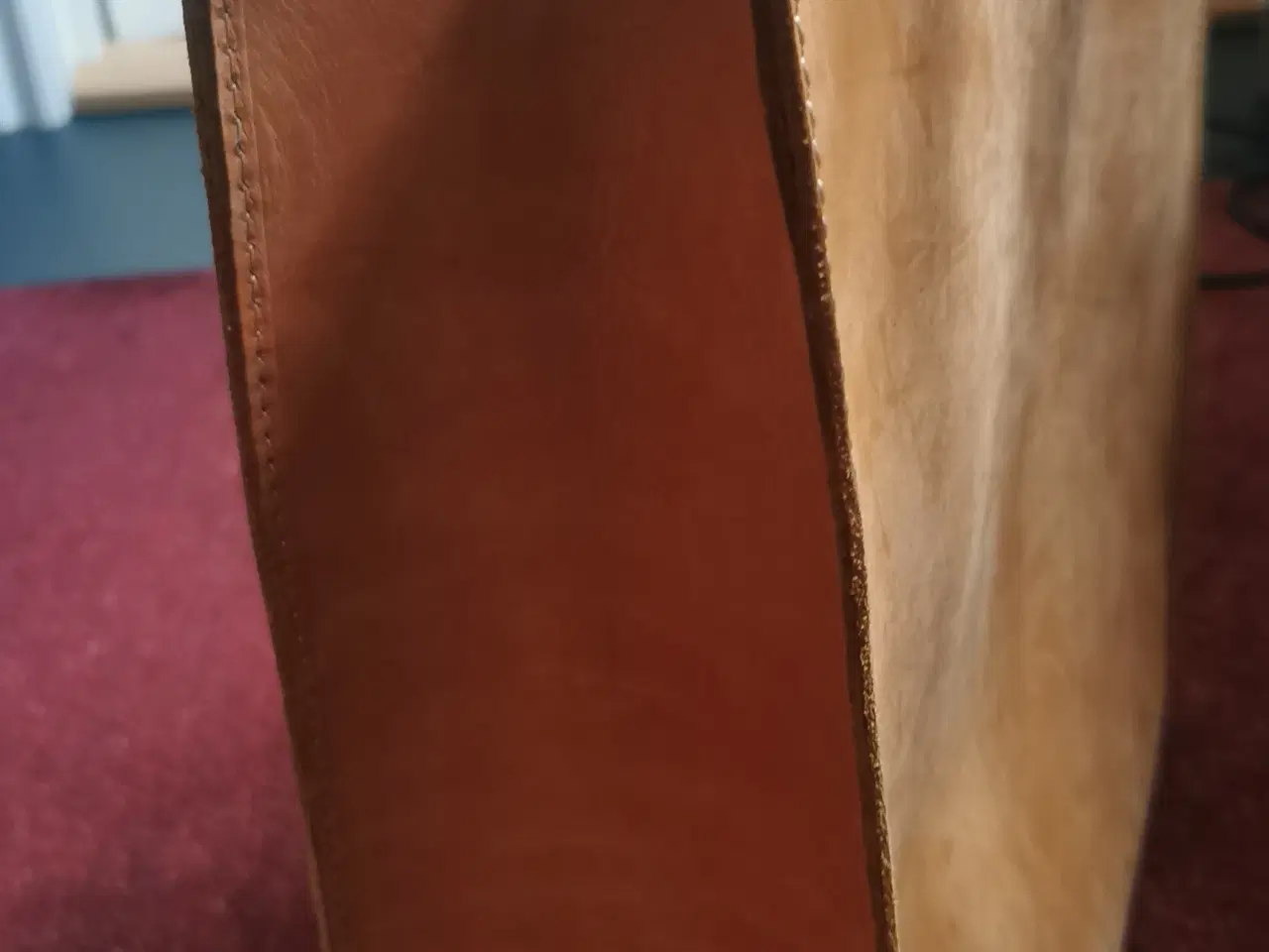 Billede 3 - Kernelæder taske/shopper. 