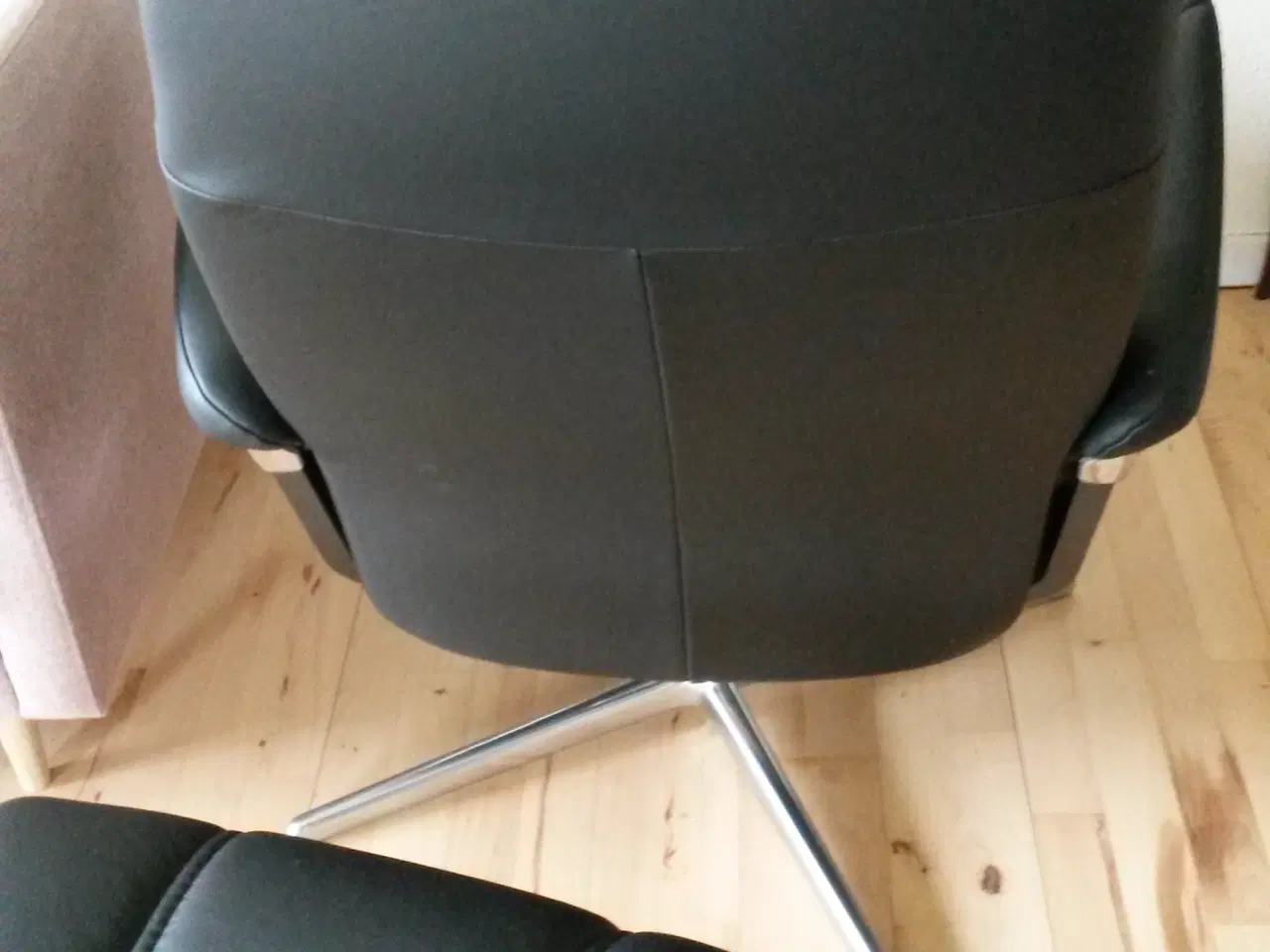 Billede 2 - ny stressless consul på cross stel og sortbejset t