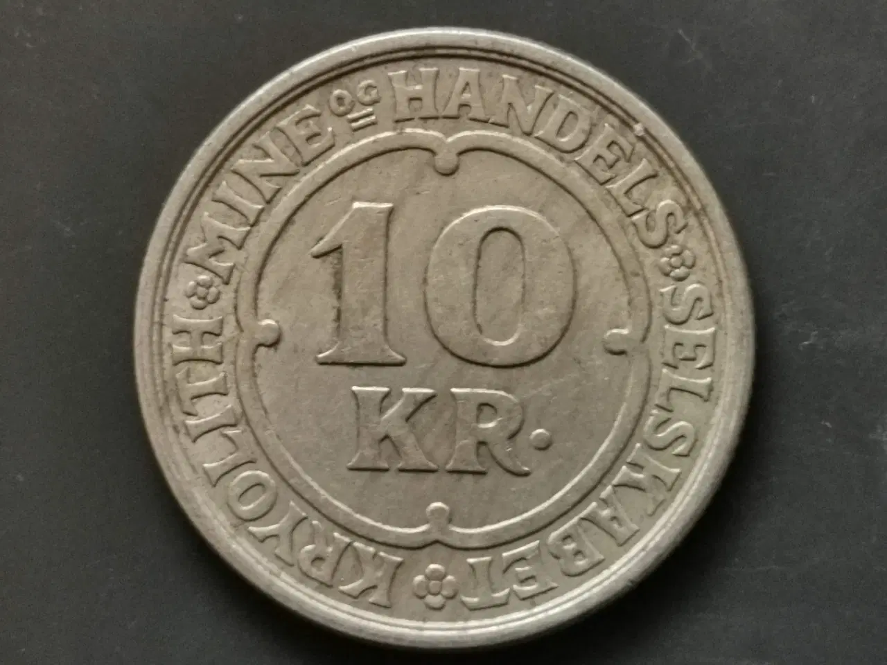 Billede 1 - 10 kr 1922 Kryolith 