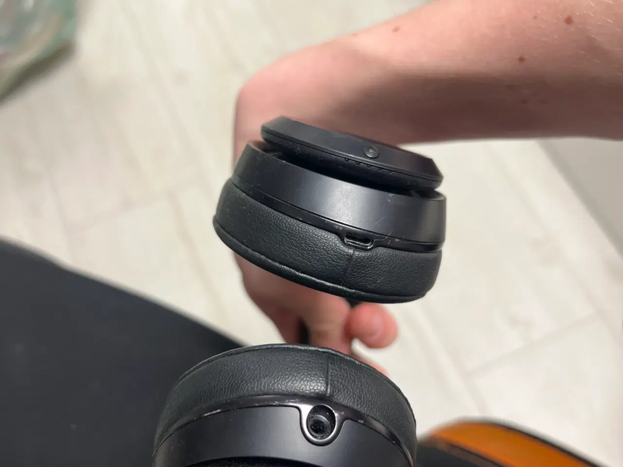 Billede 4 - Apple Beats Solo 3Hovedtelefon Ørepuder Sort Læder