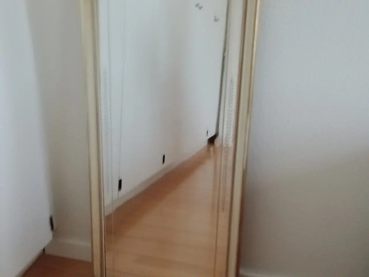 Billede 2 - Spejl med graveringer + pynt.
