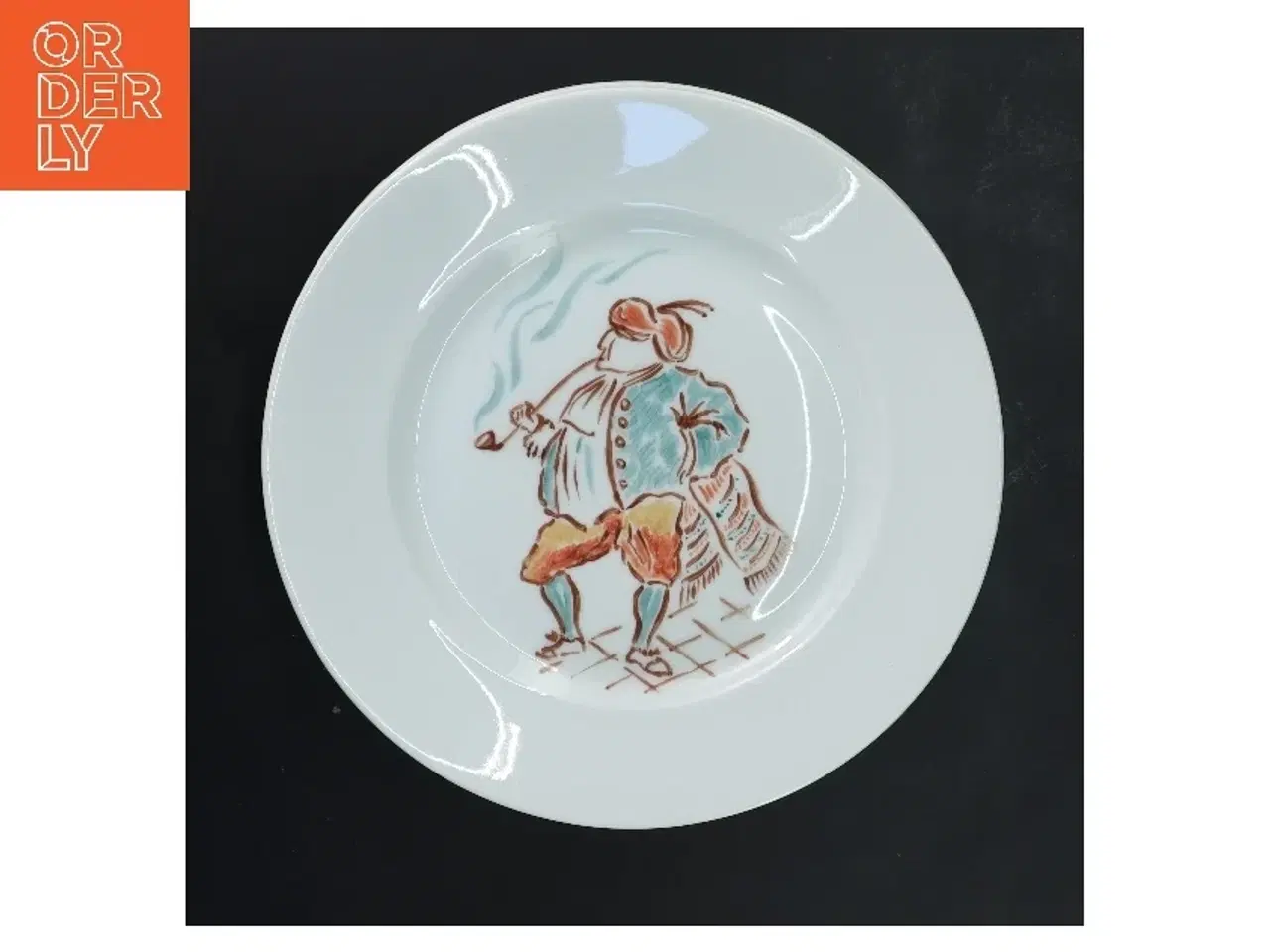 Billede 2 - Sæt af 4 antikke tallerkener fra B&G (str. 4 stk Ø 22 cm)