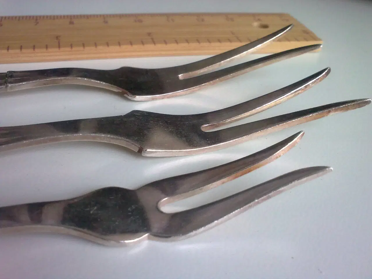 Billede 9 - Konge dronning kagegafler 7 el. 3x sødt/surt