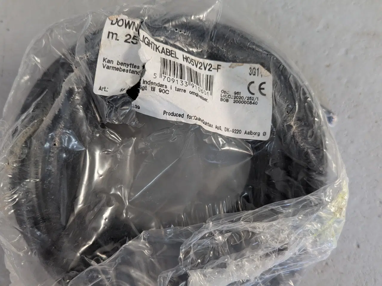 Billede 1 - Downlightkabel 3 x 1,5 mm2