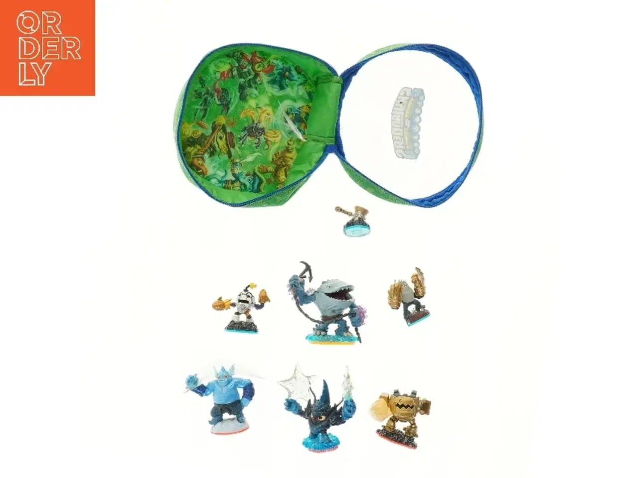 Billede 1 - Skylanders figurer med bærepose fra Skylanders (str. Ø 21 cm)