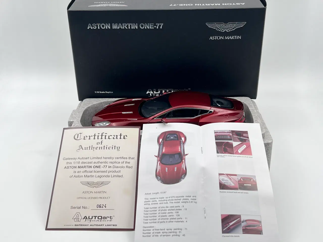 Billede 11 - 2009 Aston Martin One-77 AUTOart Signature - 1:18