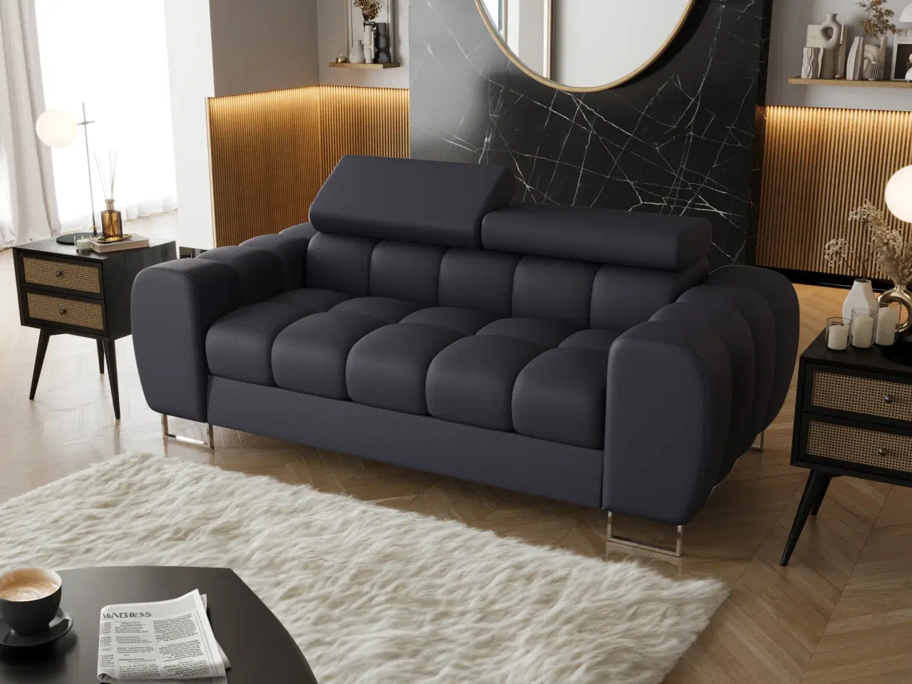 Billede 8 - ASPER II  TO-PERS. SOFA  195 CM TERRA 33