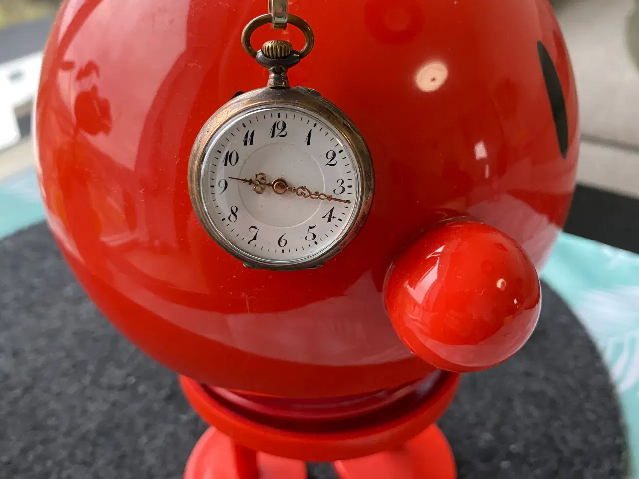 Billede 8 - Lommeur, urkasse. Kæden er som ny.