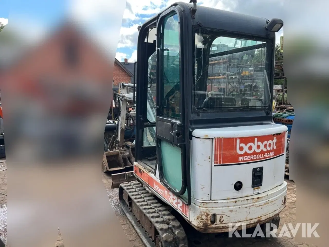 Billede 9 - MiniGravemaskine Bobcat 322 med 3 skovle
