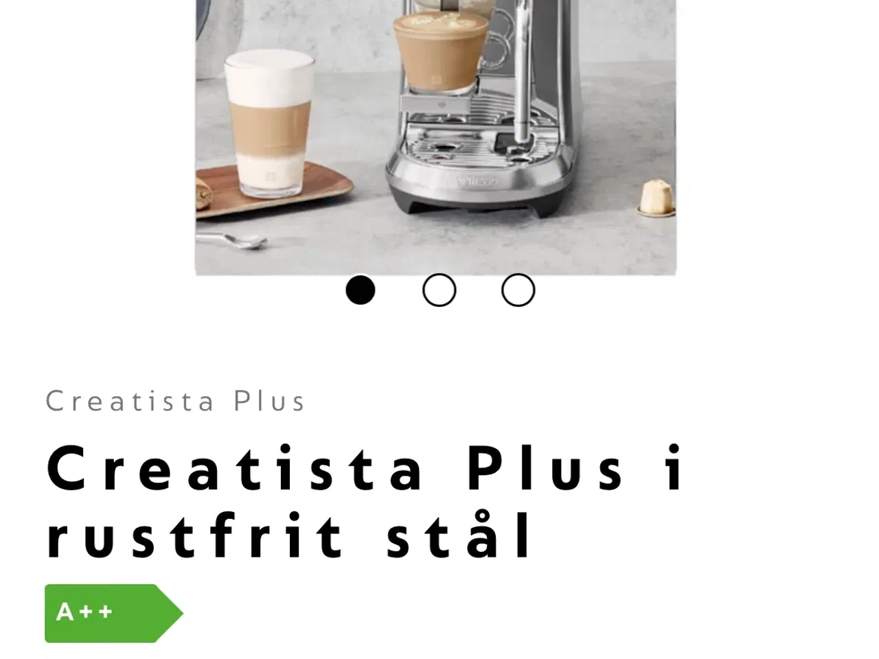Billede 6 - Nespresso Creatista Plus Kapselkaffemaskine 