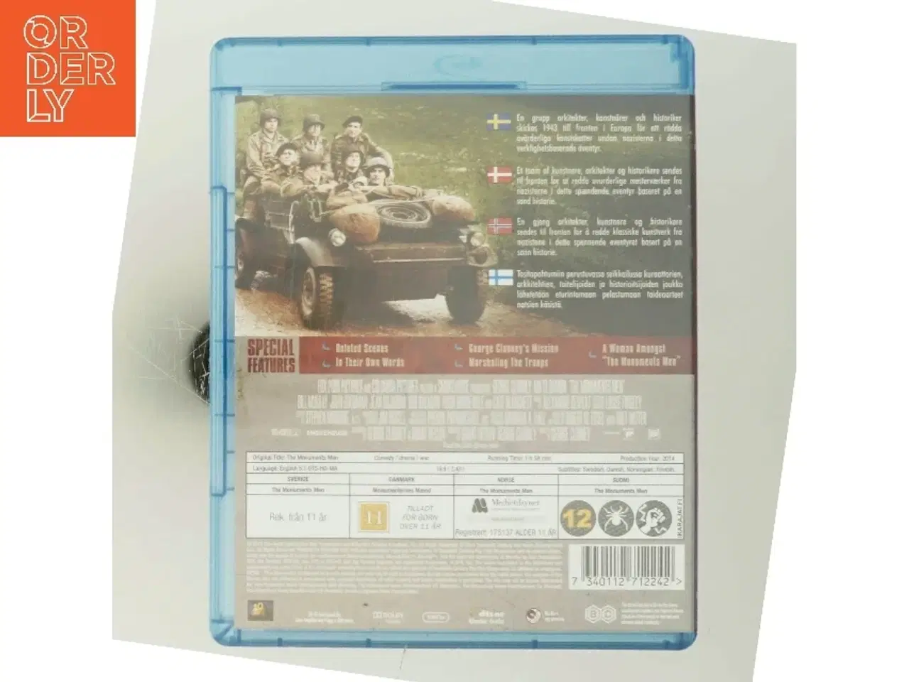 Billede 3 - The Monuments Men med George Clooney (DVD)