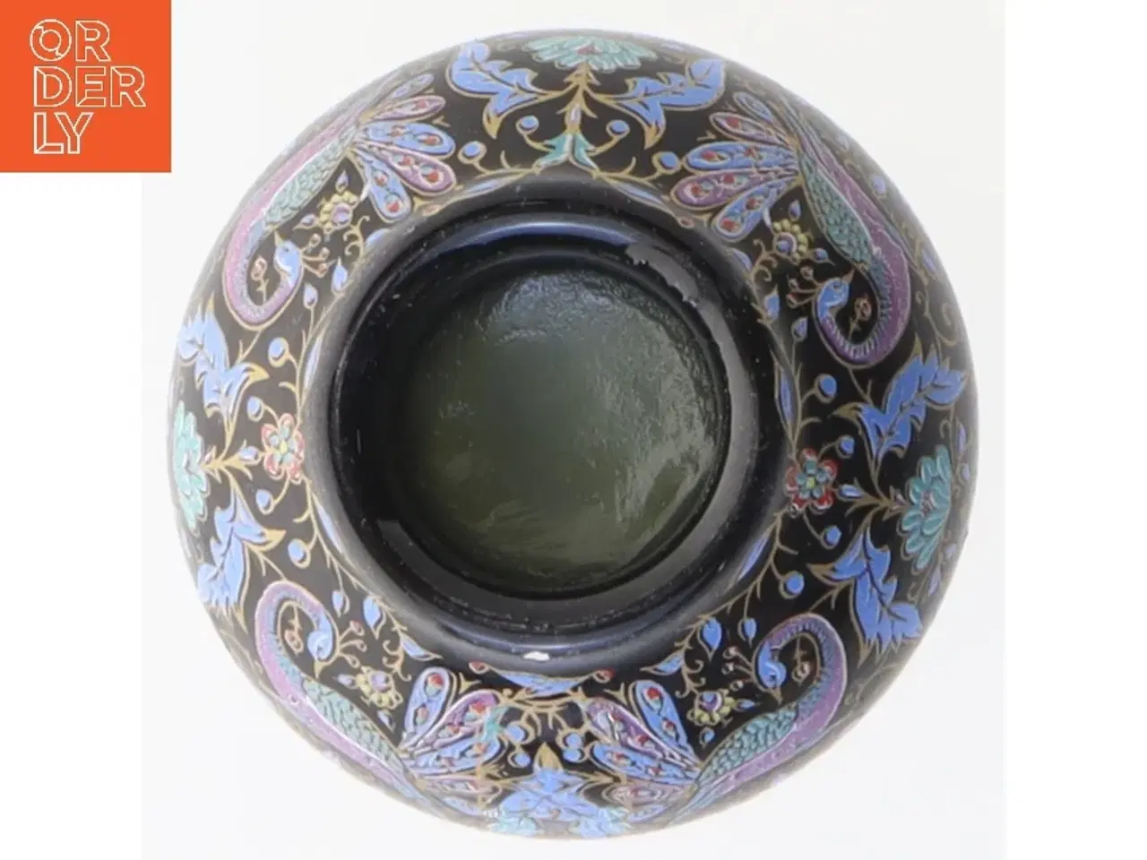 Billede 3 - Dekorativ krukke med peacock design (str. Ø 5 cm)