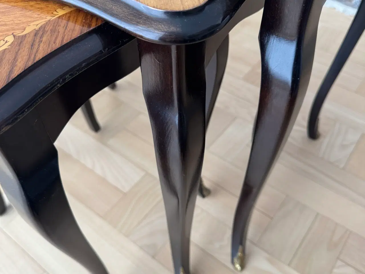 Billede 4 - Indskudsborde - 3 stk. i Rosentræ