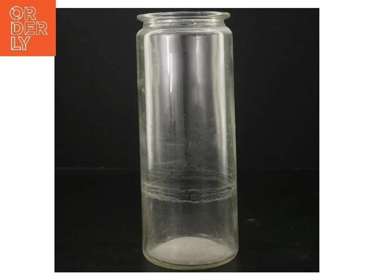 Billede 1 - Transparent glasvase (str. 22 cm)