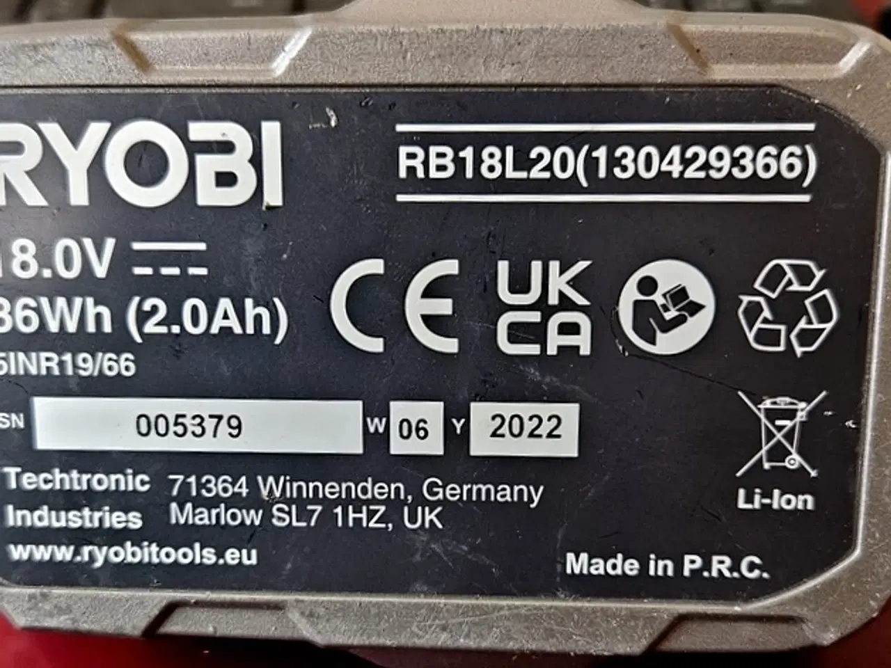 Billede 3 - Ryobi batteri rotorklipper