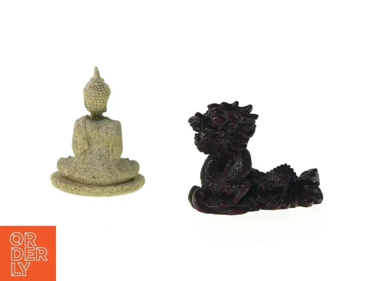 Billede 4 - Buddha og drage (str. 7 x 3 x 5 cm)