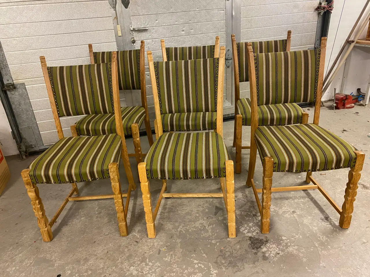 Billede 3 - Spisebordsstol syret eg