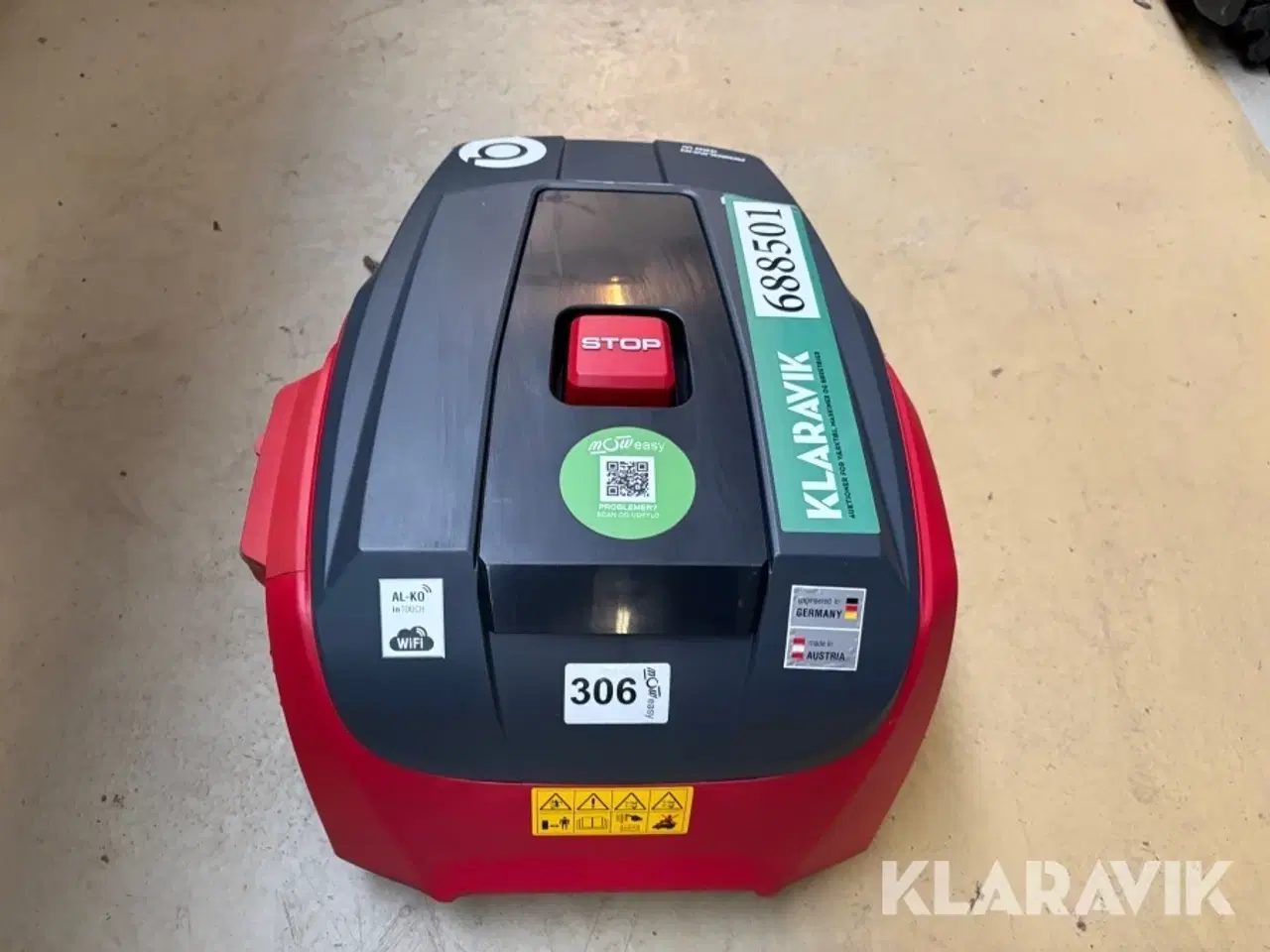 Billede 3 - Robotgræsslåmaskine AL-KO Robolinho 450 W med garage