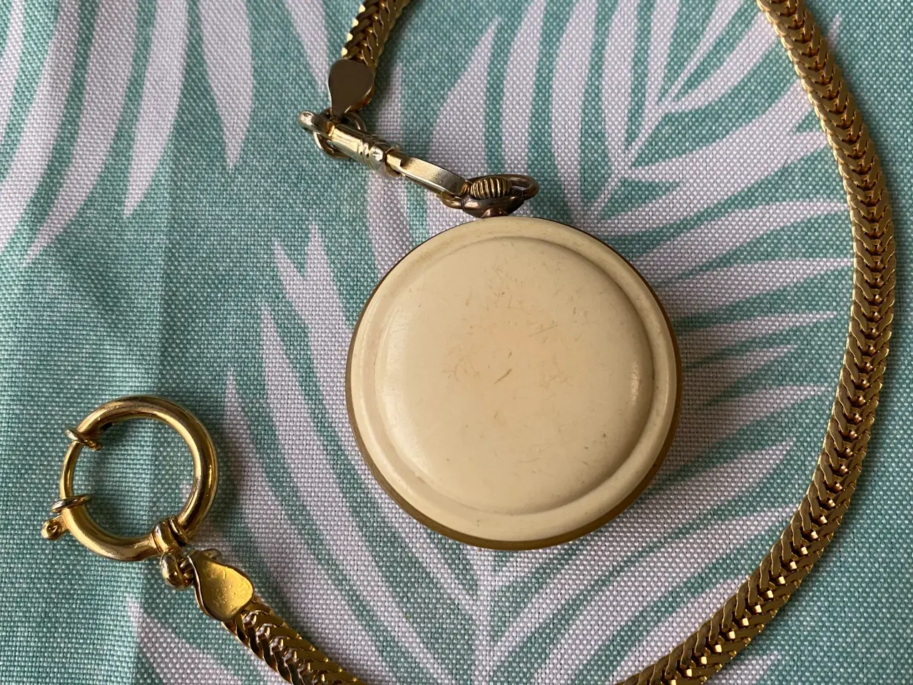 Billede 4 - Lommeur, urkasse. Kæden er som ny.