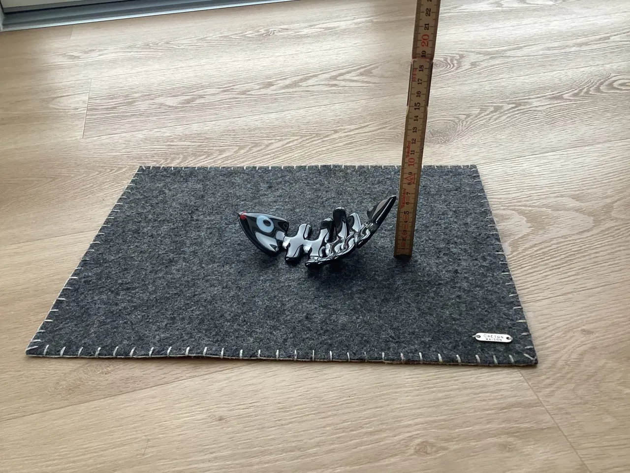 Billede 3 - Sort glas fisk