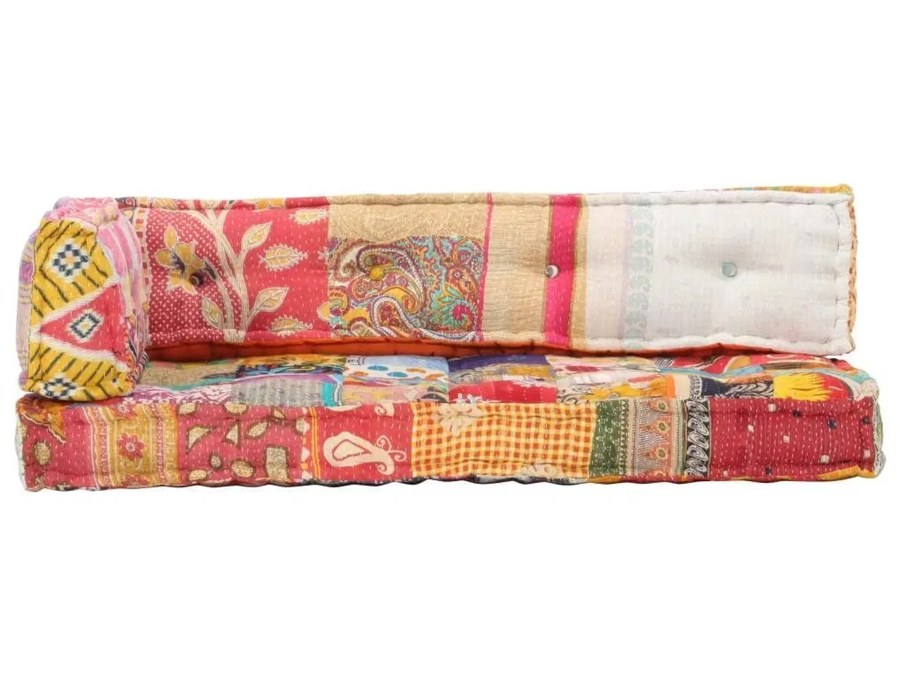 Billede 2 - Hynde til pallesofa stof patchwork flerfarvet