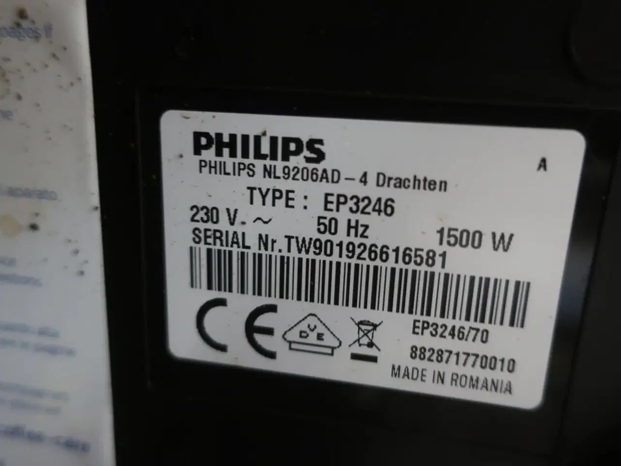 Billede 2 - Kaffemaskine PHILIPS EP3246